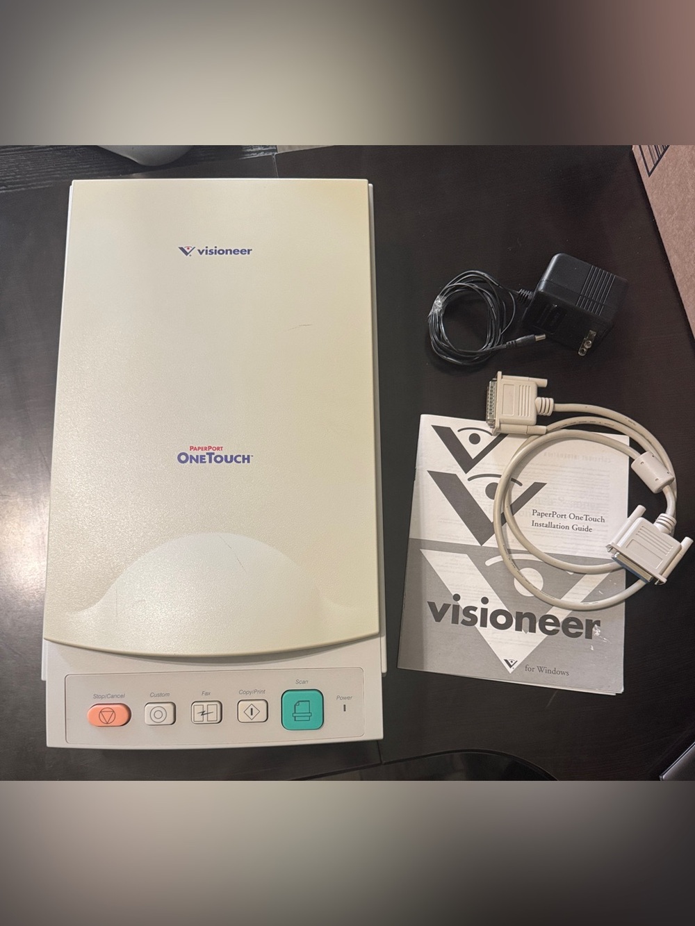 Vintage Visioneer PaperPort OneTouch Scanner